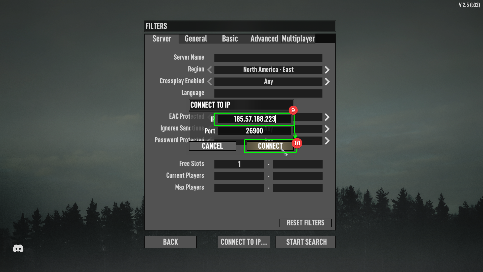 CreeperPanel 7DTD Connect