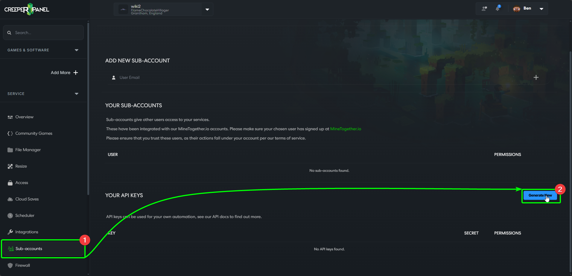 CreeperPanel GotKeyGotSecret