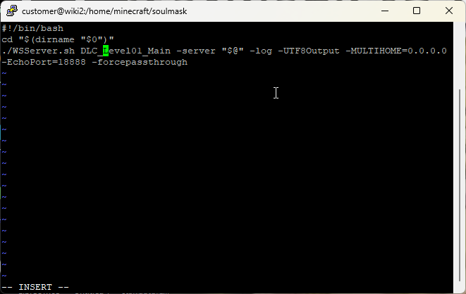 CreeperPanel Soulmask World Change SSH