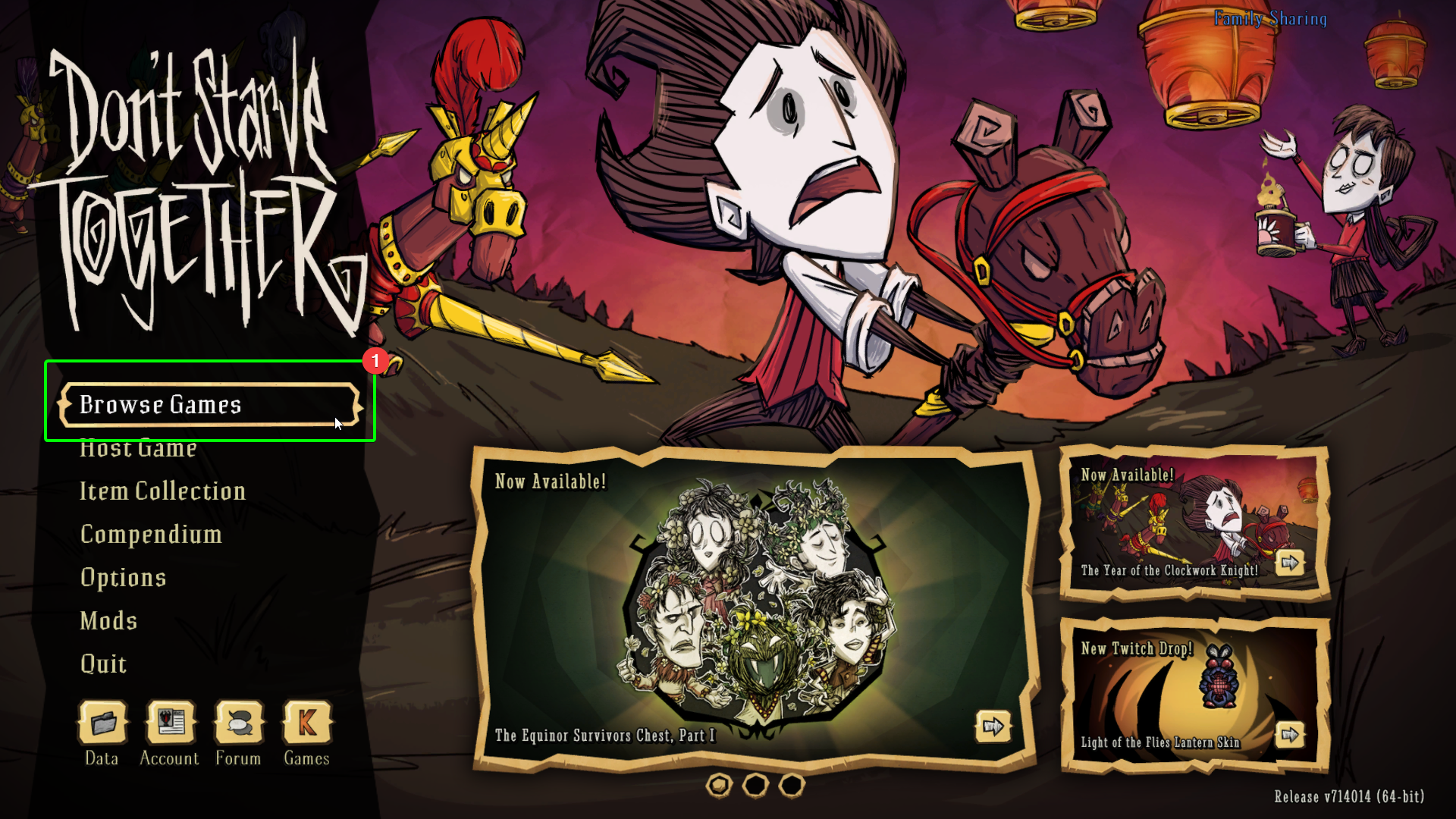 CreeperPanel Don't Starve Together Connect