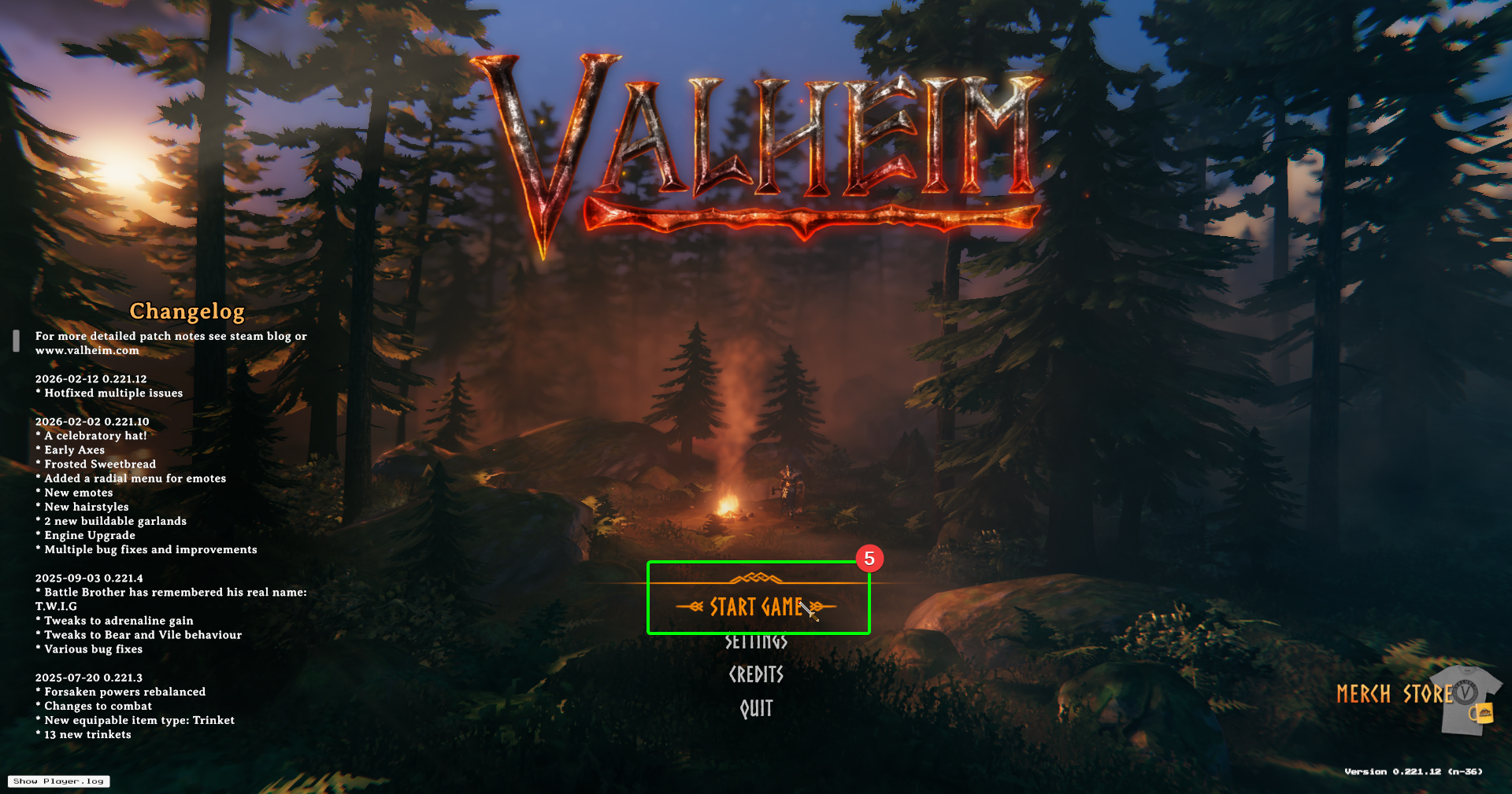 CreeperPanel Valheim Connect