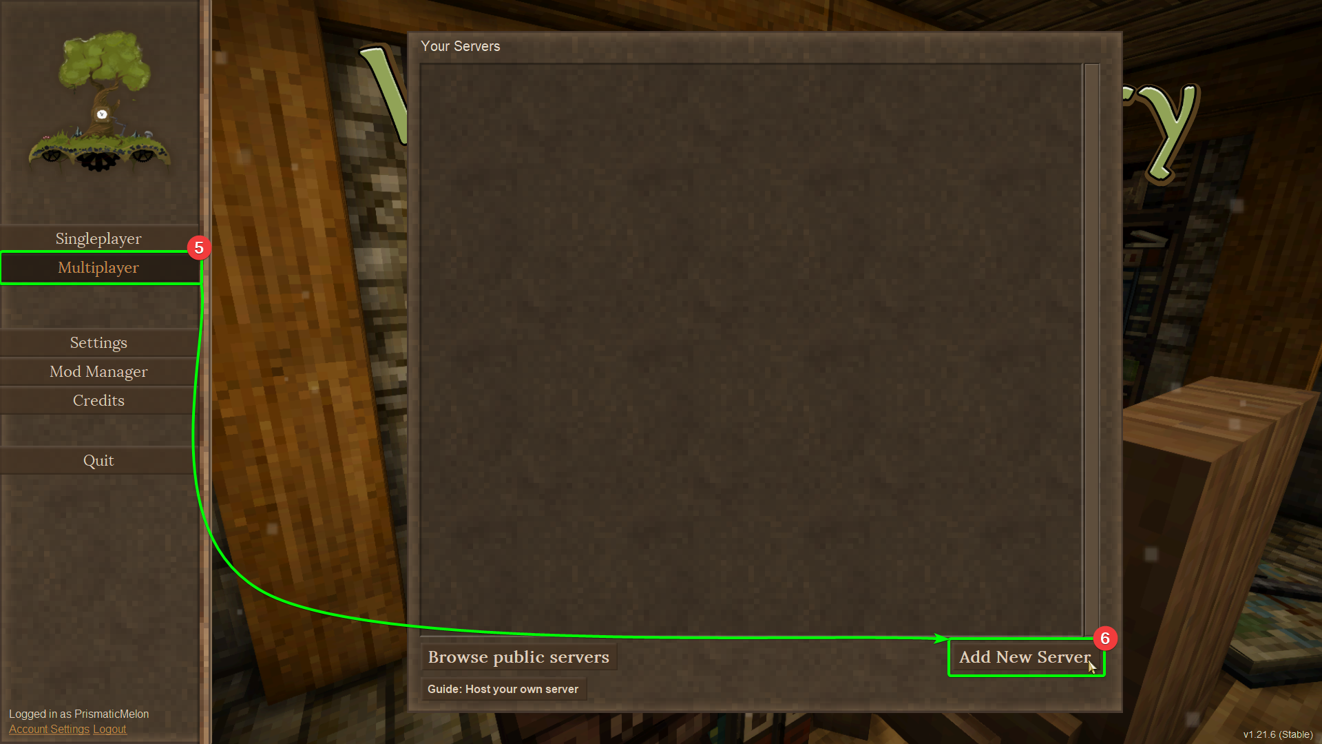 CreeperPanel Vintage Story Connect