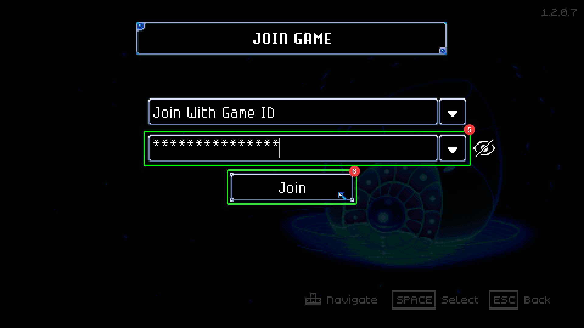CreeperPanel CoreKeeper Connect Enter Game ID