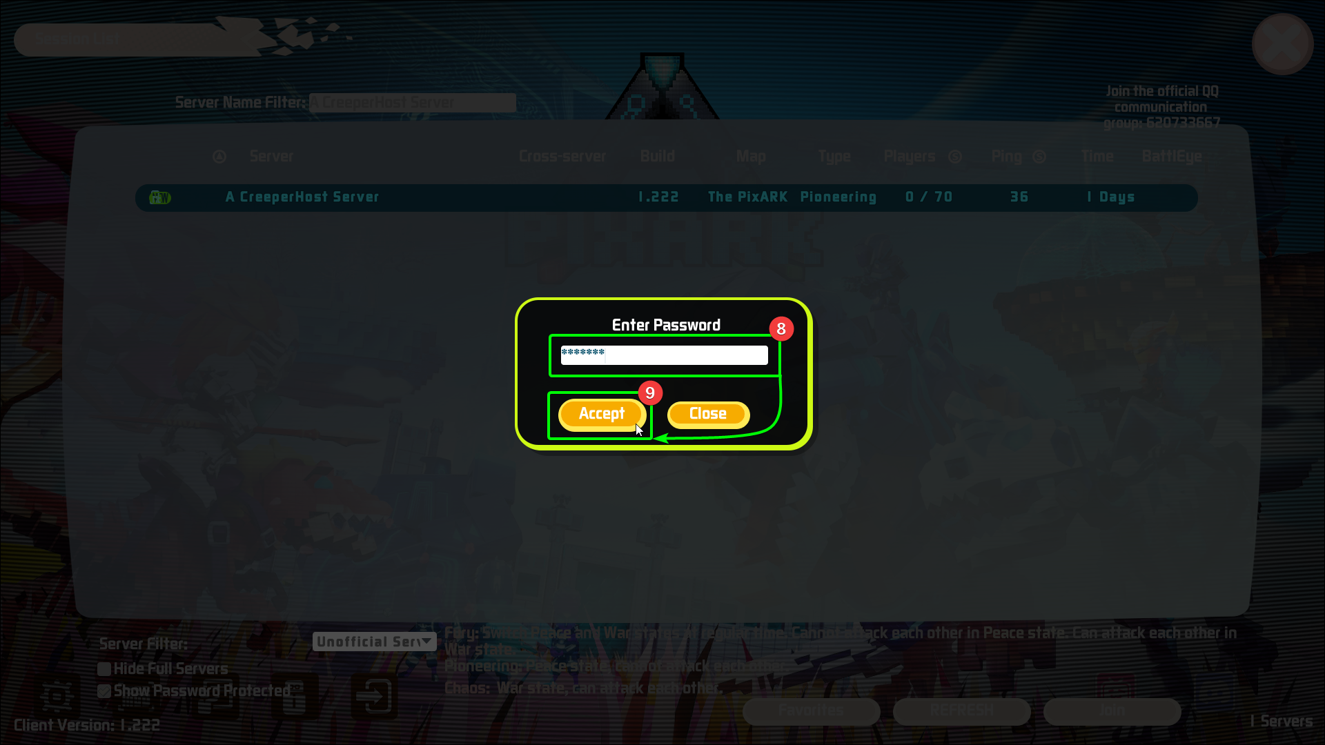 CreeperPanel PixARK Connect