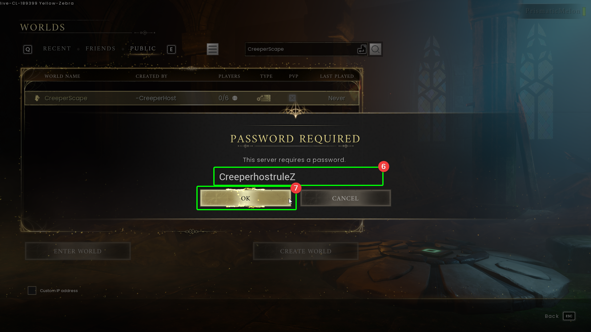 CreeperPanel RuneScape: Dragonwilds Connect