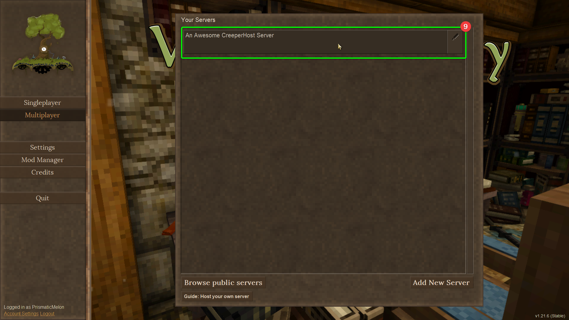 CreeperPanel Vintage Story Connect