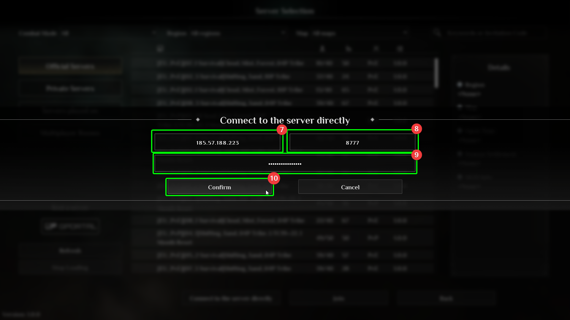 CreeperPanel Soulmask Connect