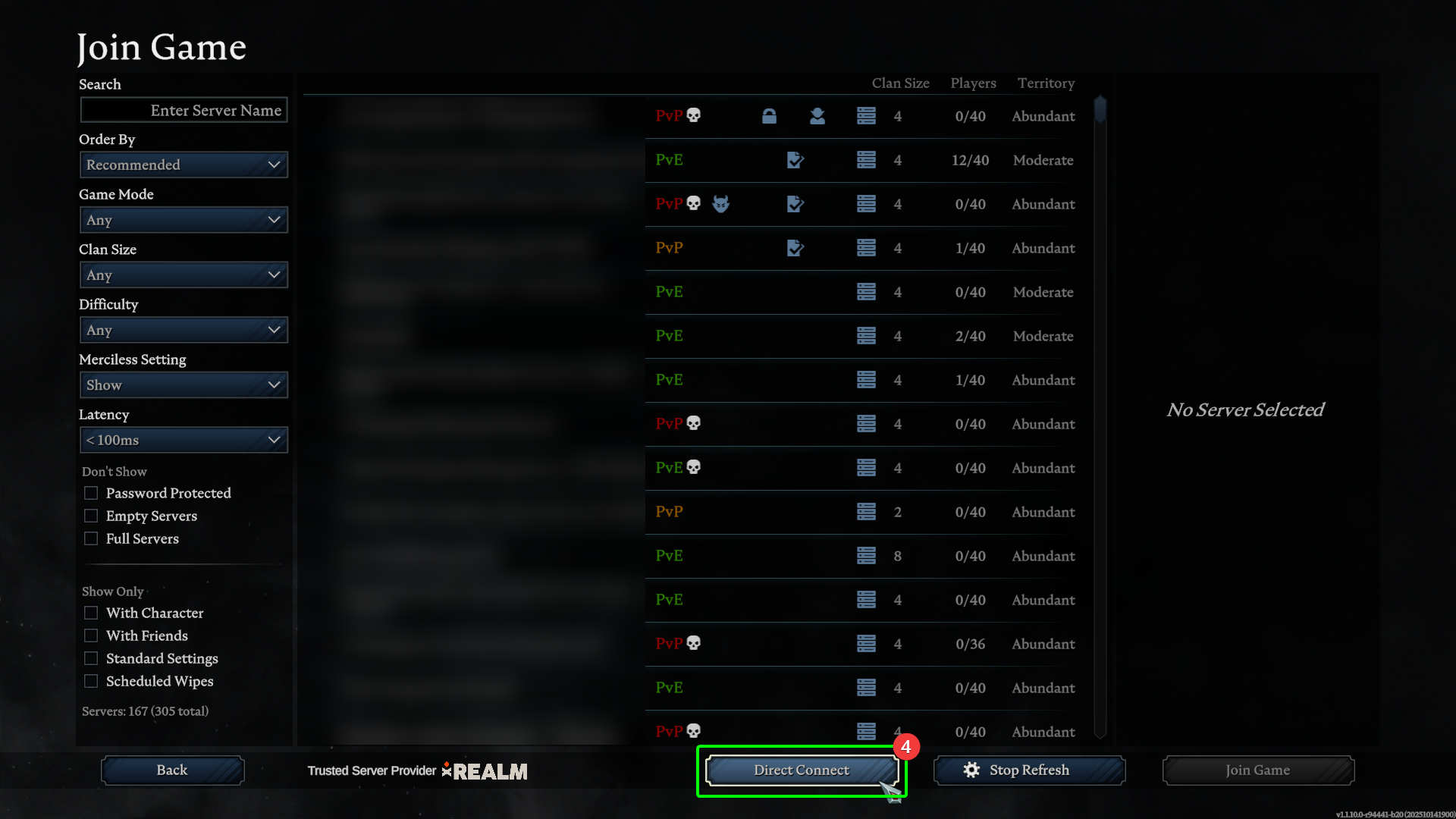 CreeperPanel VRising Connect