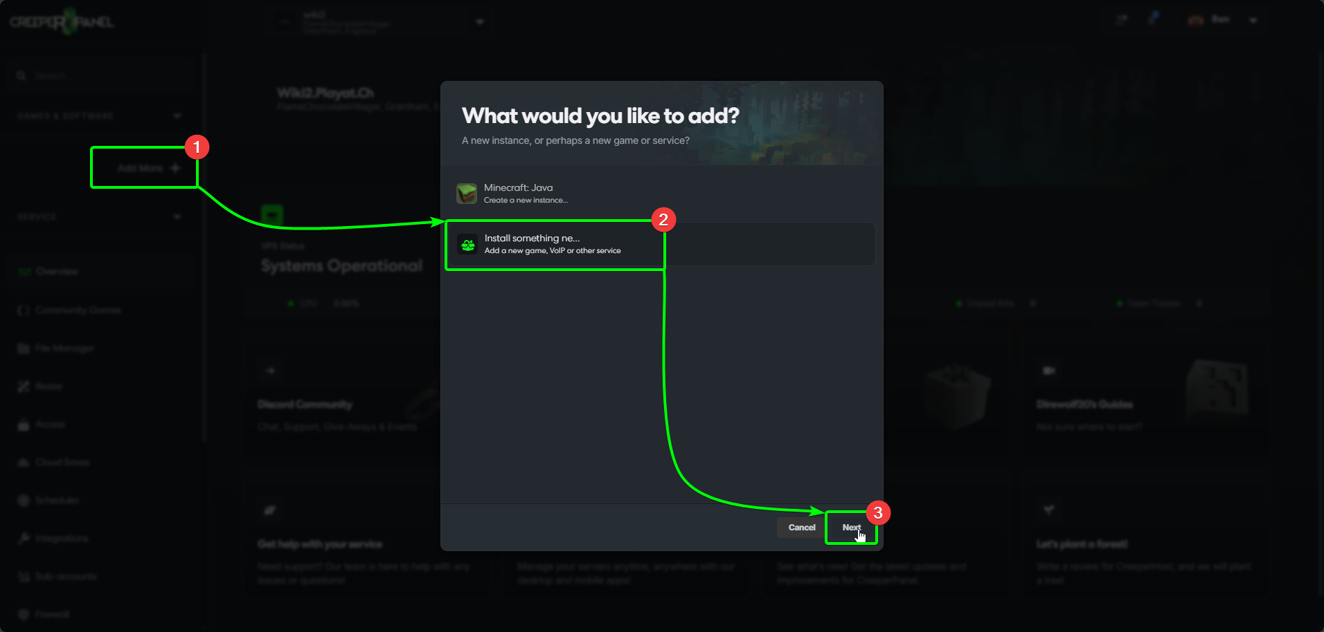 CreeperPanel PixARK Install