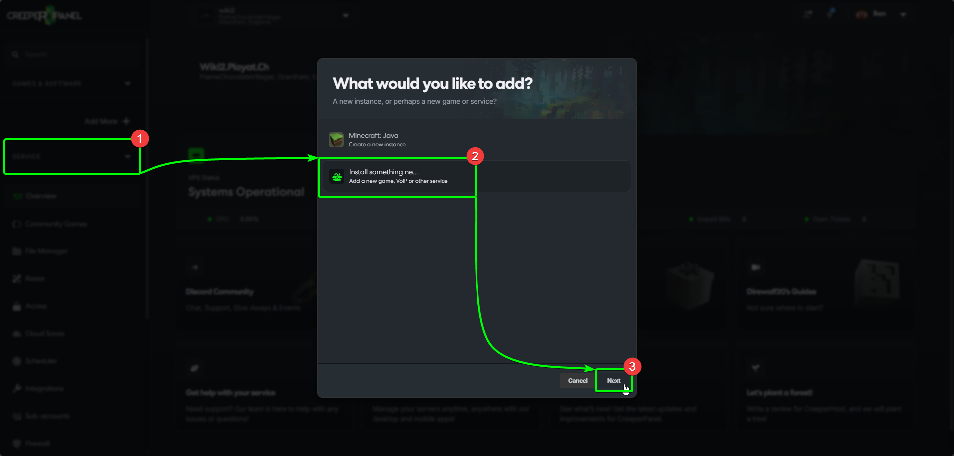 CreeperPanel Palworld Install