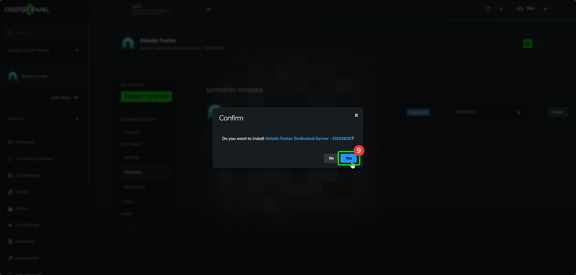 CreeperPanel Abiotic Factor