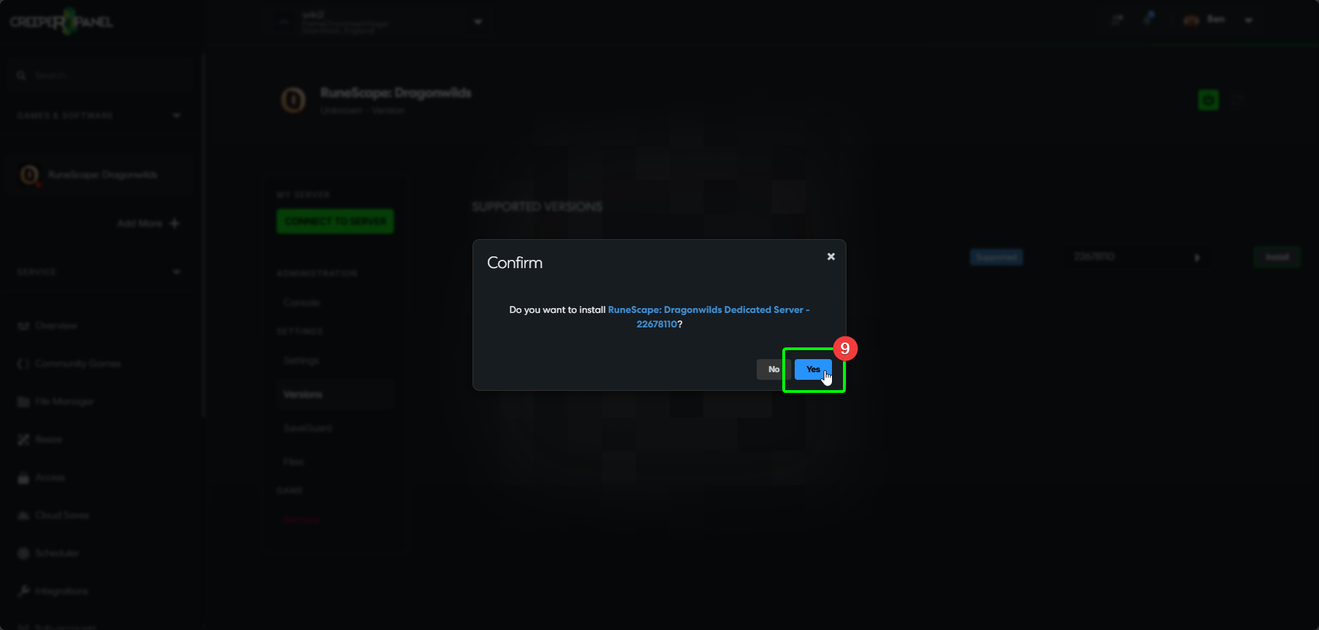 CreeperPanel RuneScape: Dragonwilds Create
