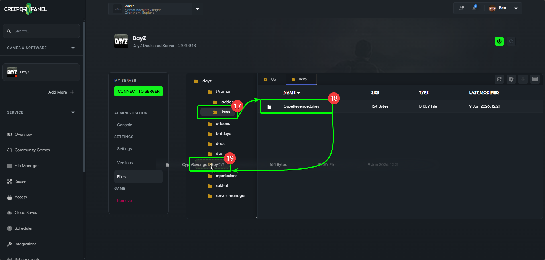CreeperPanel DayZ Modding