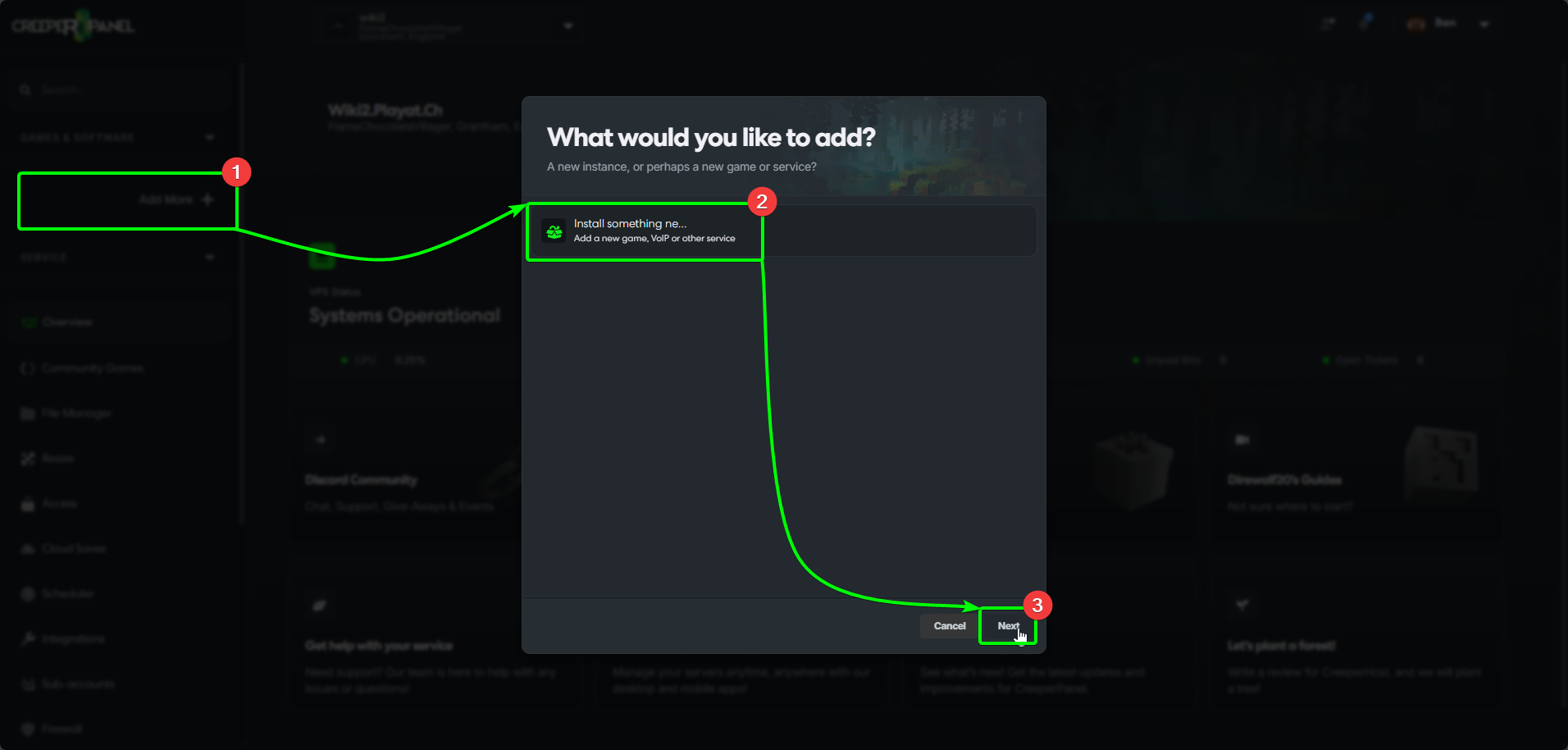 CreeperPanel HumanitZ Install