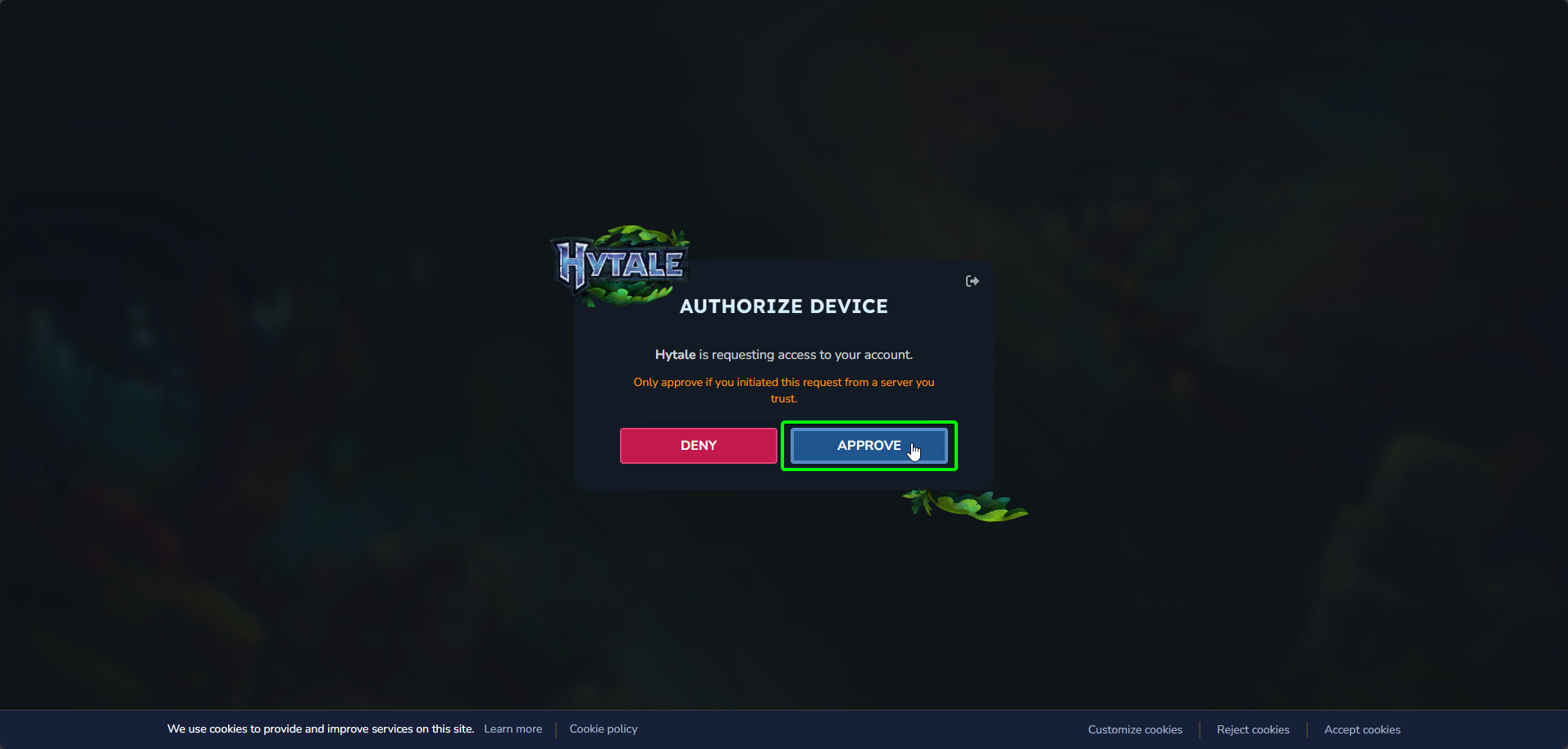 CreeperPanel Hytale Manage