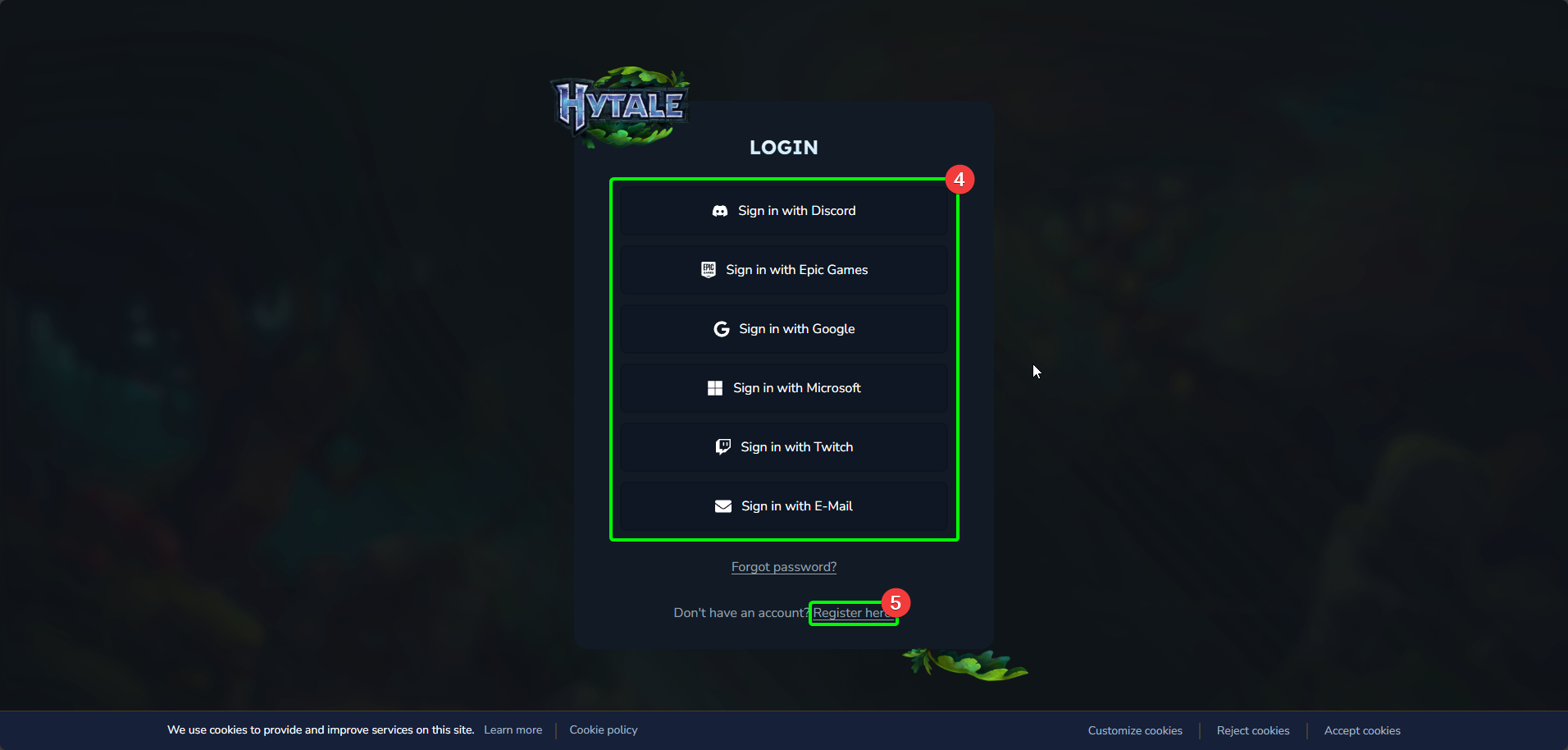 CreeperPanel Hytale Manage