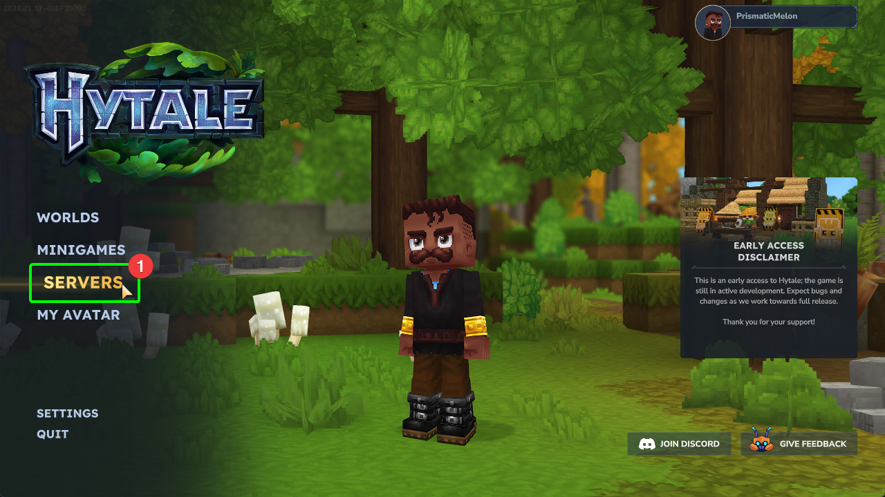 CreeperPanel Hytale Connect