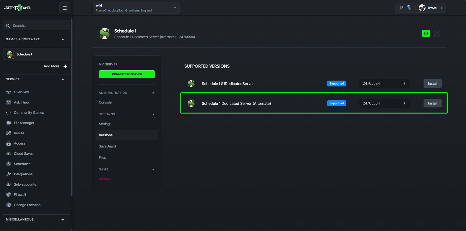 CreeperPanel Overview