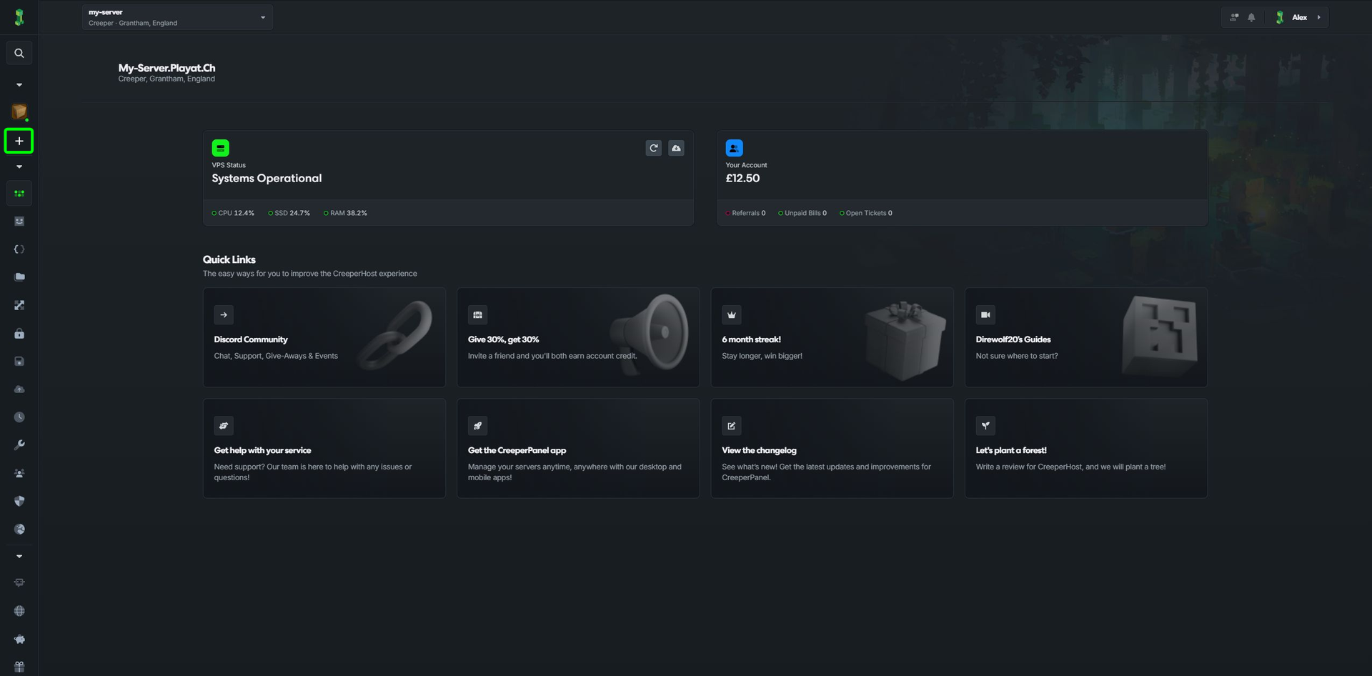 Docs Version Dropdown CreeperPanel Add More