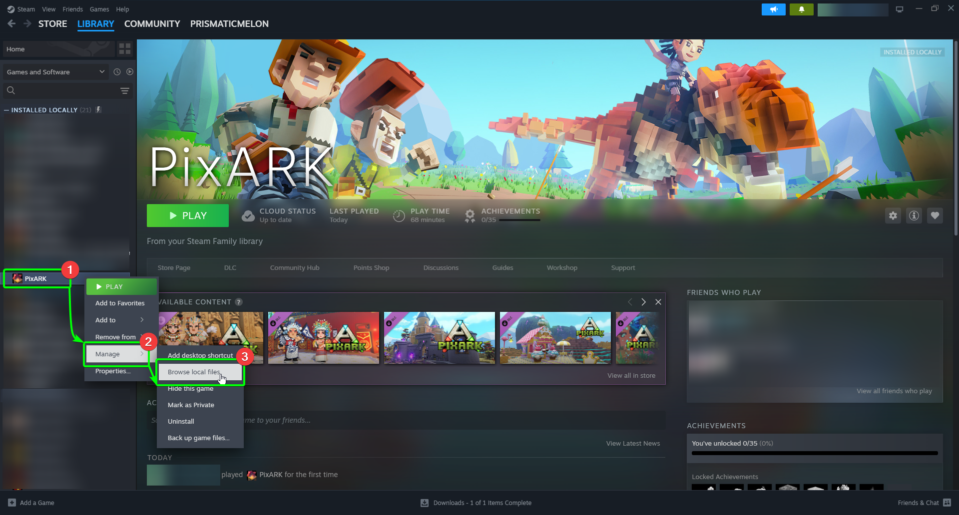 CreeperPanel PixARK Add Mods