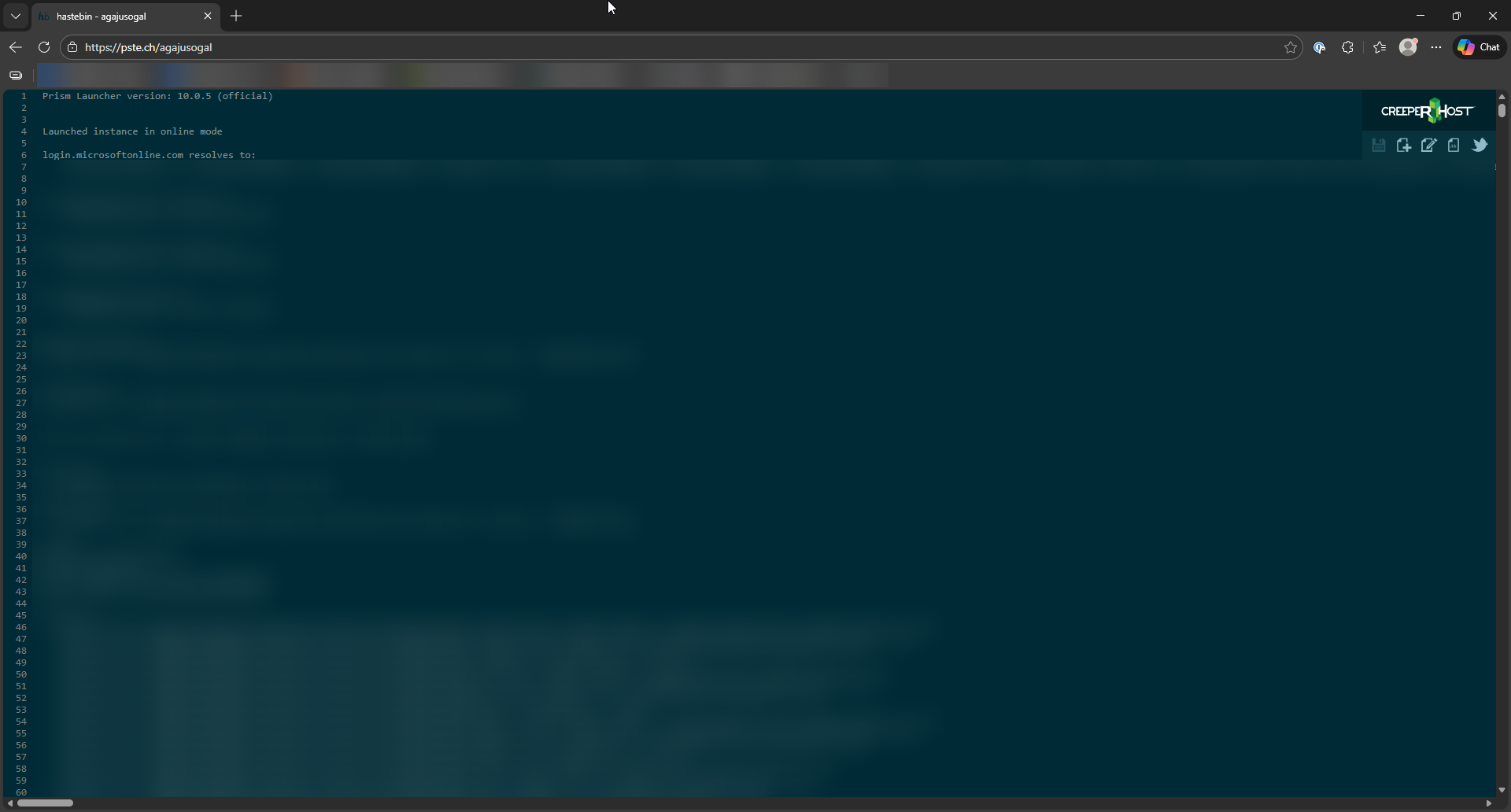 Prism Launcher Export Logs
