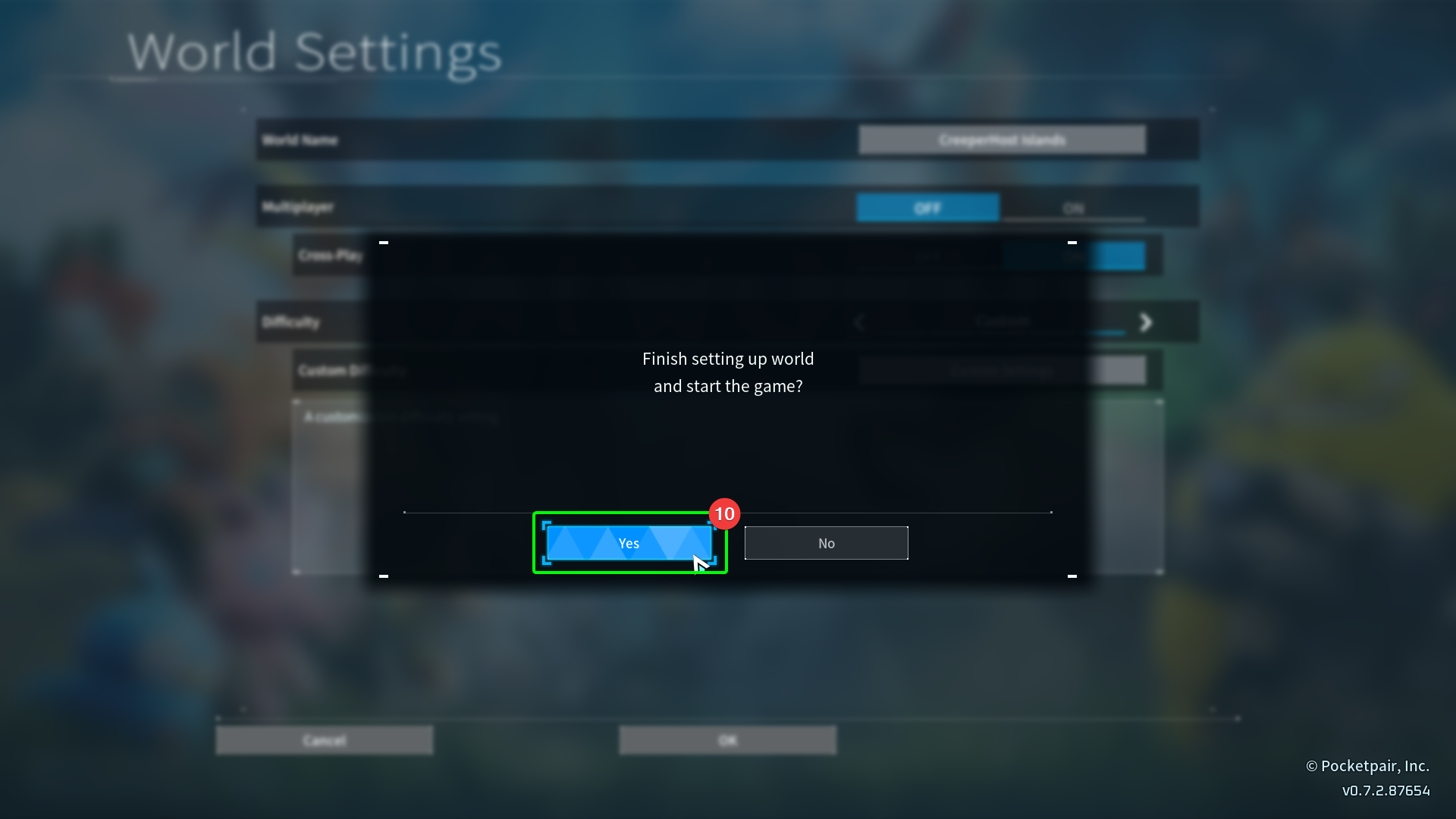 CreeperPanel Palworld RandomSpawn