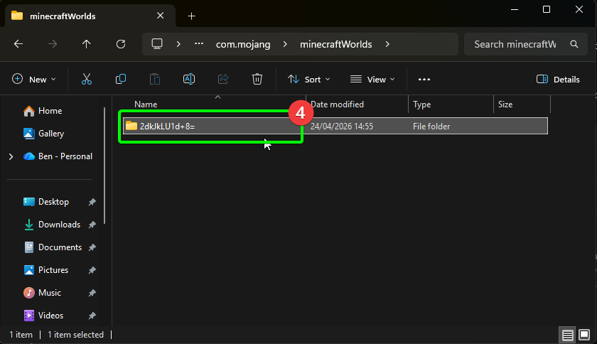 Minecraft Bedrock Import Packs File and Folder Locate
