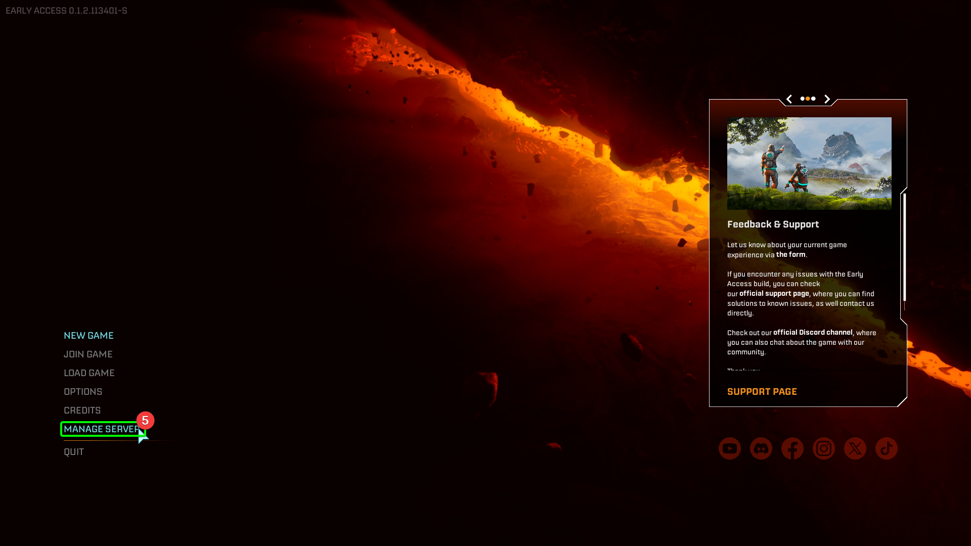 CreeperPanel StarRupture Connect Init