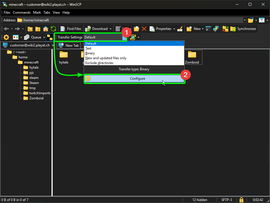 CreeperPanel WinSCP Timestamp Fix
