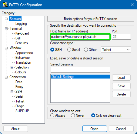 Windows Putty Guide — NRAO Information